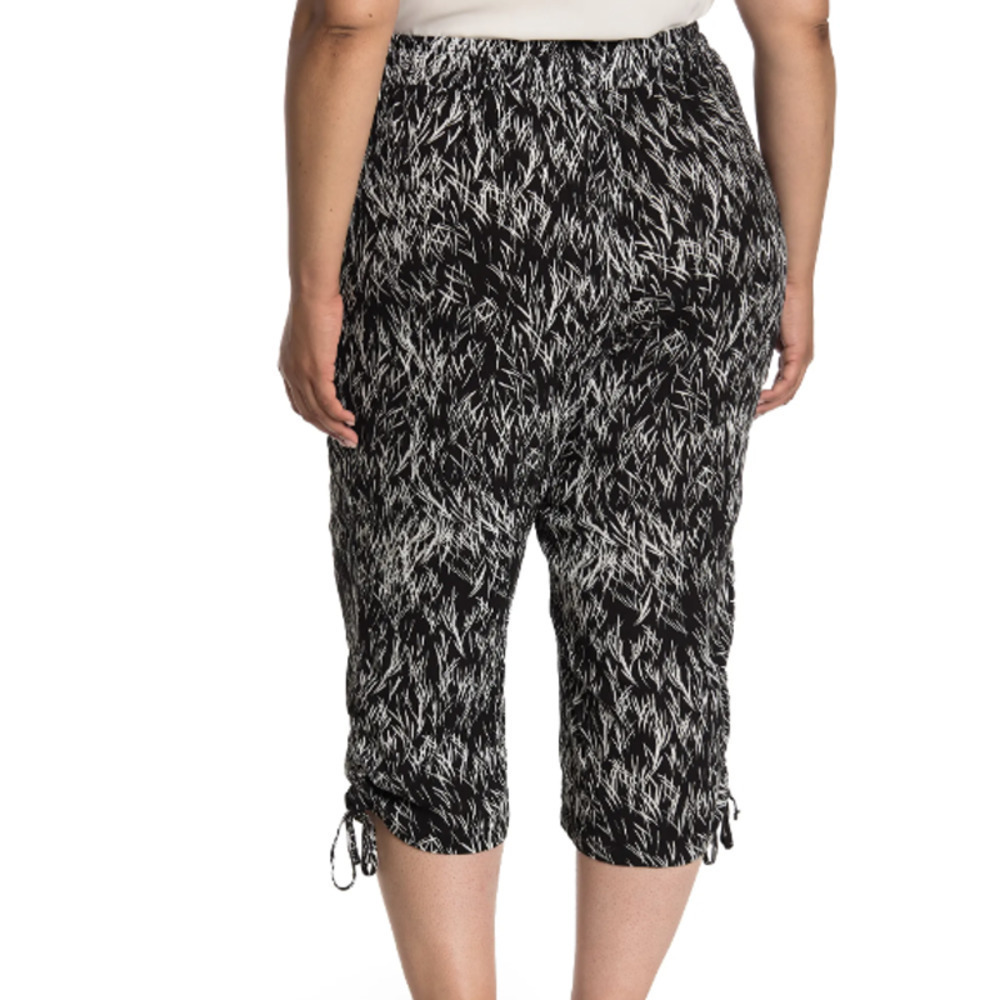 Royalty For Me Drawstring Pull-On Crinkle Gauze Pants, Size 2X​​​​​​​​​​​​